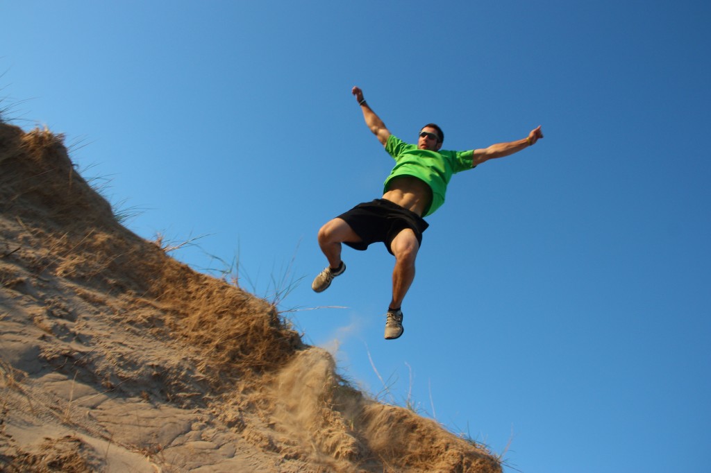 Jumping on the Dunes